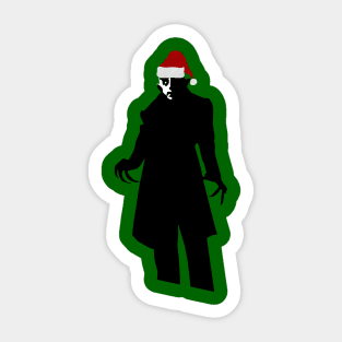 christmas santa claus vampire nosferatu Sticker